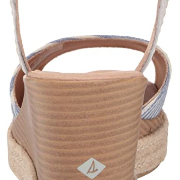 NWB SPERRY Espadrille Wedge Sandals sz 8.5 - Picture 3 of 8